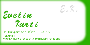 evelin kurti business card